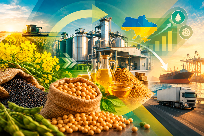 Україна змінює правила гри: соя та ріпак дедалі частіше залишаються на переробку